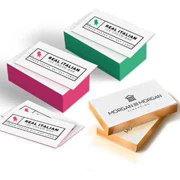 32pt Uncoated Painted Edge Business Cards