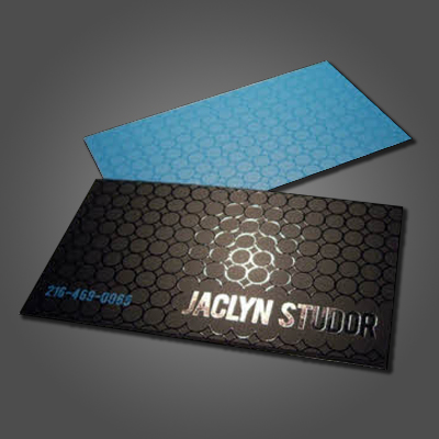 Silk Laminated Cards with Spot UV